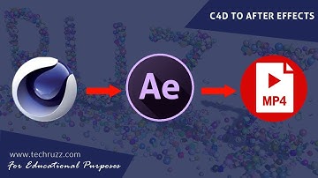How to Export/Import CINEMA 4D Animation Into After Effect and Render to Video (AVI, MP4)
