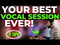 Get your best vocal recording session ever 3 tips