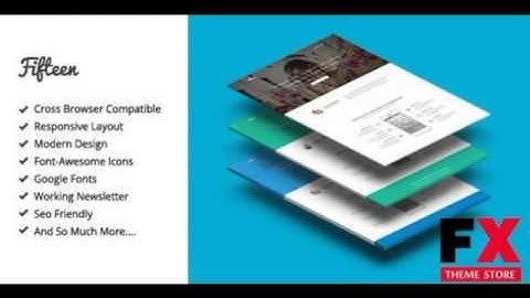 Preview Fifteen - Responsive Landing Page Template TForest