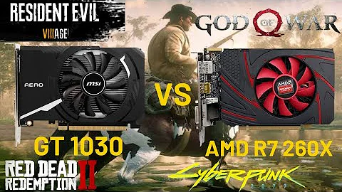 GT 1030 vs AMD R7 260x｜該選擇哪個顯示卡？