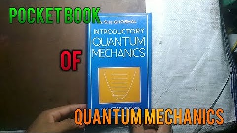 🔴 Pocket book of Quantum Mechanics || by SN Ghoshal || #studyphysics