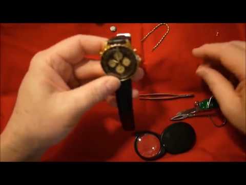 How To Change A Seiko Chronograph Watch Battery! - YouTube