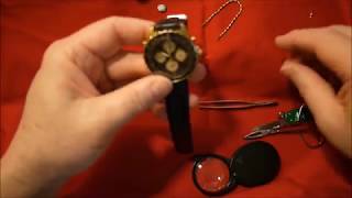 How To Change A Seiko Chronograph Watch Battery! - YouTube