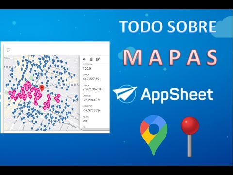 Crear MAPAS en APPSHEET. Así ploté mas de 25.000 puntos! - YouTube