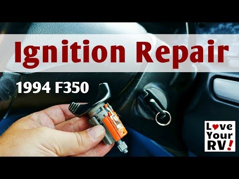 Replacing Faulty Ford F350 Truck Ignition Lock Cylinder