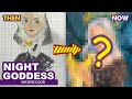 DRAWING GODDESS OF THE NIGHT | Then & Now | Huta Chan