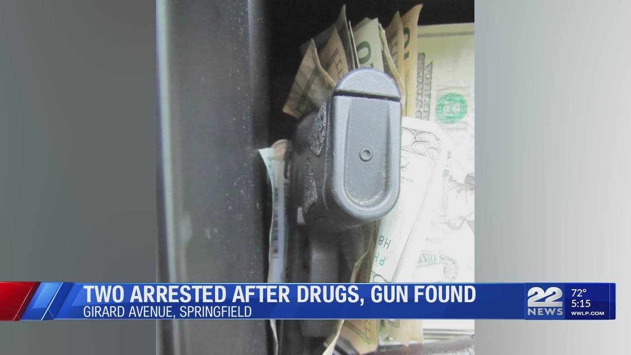 Springfield police seize loaded gun and drugs in traffic stop - YouTube