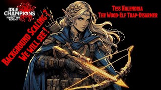 Idle Champions of the Forgotten Realms - Tess: Massive Damage Scaling in the Background?