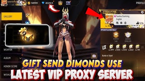 DIAMOND USE PROXY SERVER HOW TO DOWNLOAD | GAMEPLAY PROXY SERVER | VIP FFKIPAS BETA PROXY SERVER