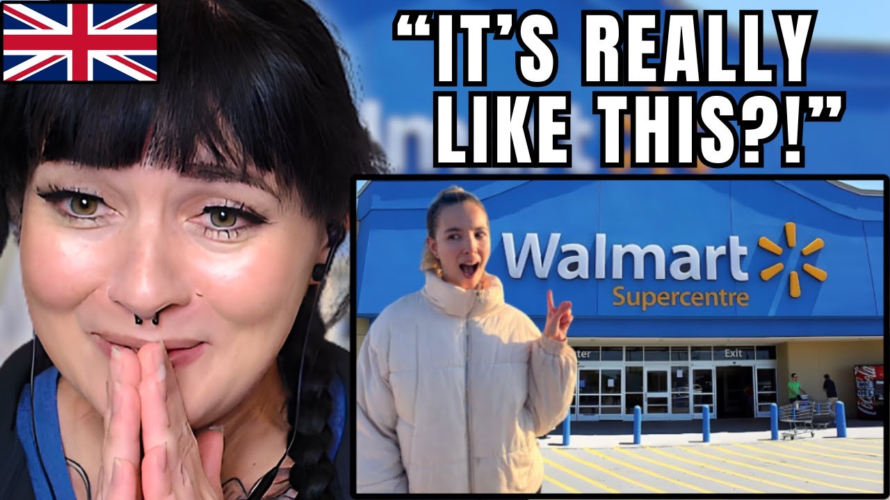 Реакция британской девушки, впервые посетившей WALMART!!