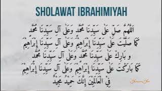 SHOLAWAT IBRAHIMIYAH 100X