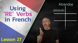 RE Verb Conjugation in French  | The Language Tutor  *Lesson 27 *