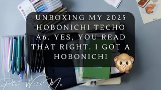 Unboxing My 2025 Hobonichi Techo A6