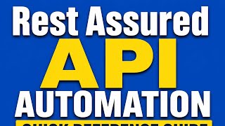 Quick Reference Interview Guide on API Automation #testing #java #restassured #sdet #softwaretesting