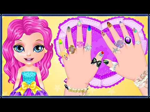 Baby Barbie Glittery Nails - Baby Games For Little Girls