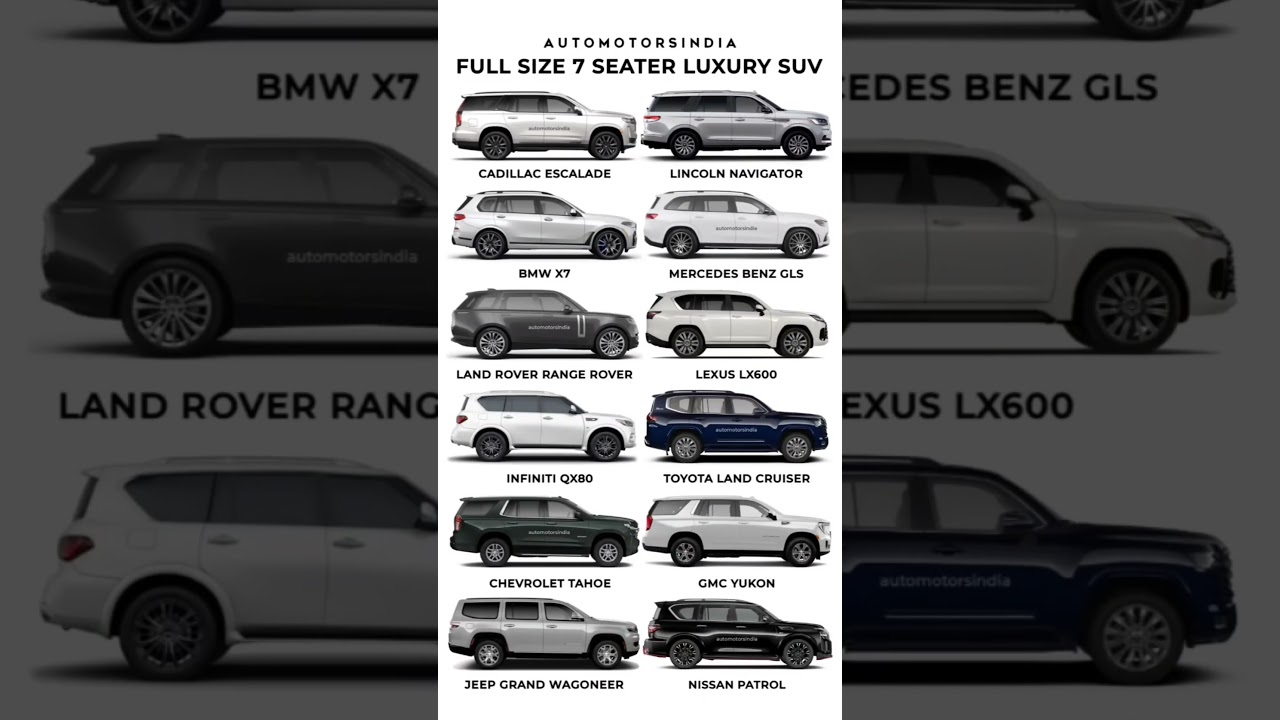 Full Size 7 Seater Luxury SUV #shorts #car #luxurysuv