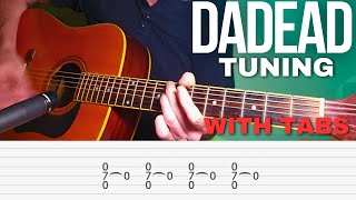 Drone Rock Acoustic Riffs in DADEAD Tuning (With Tabs)