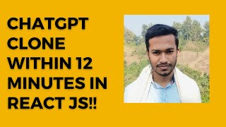 Clone ChatGpt in react within 12 minutes!! || Chatgpt||openai||react js
