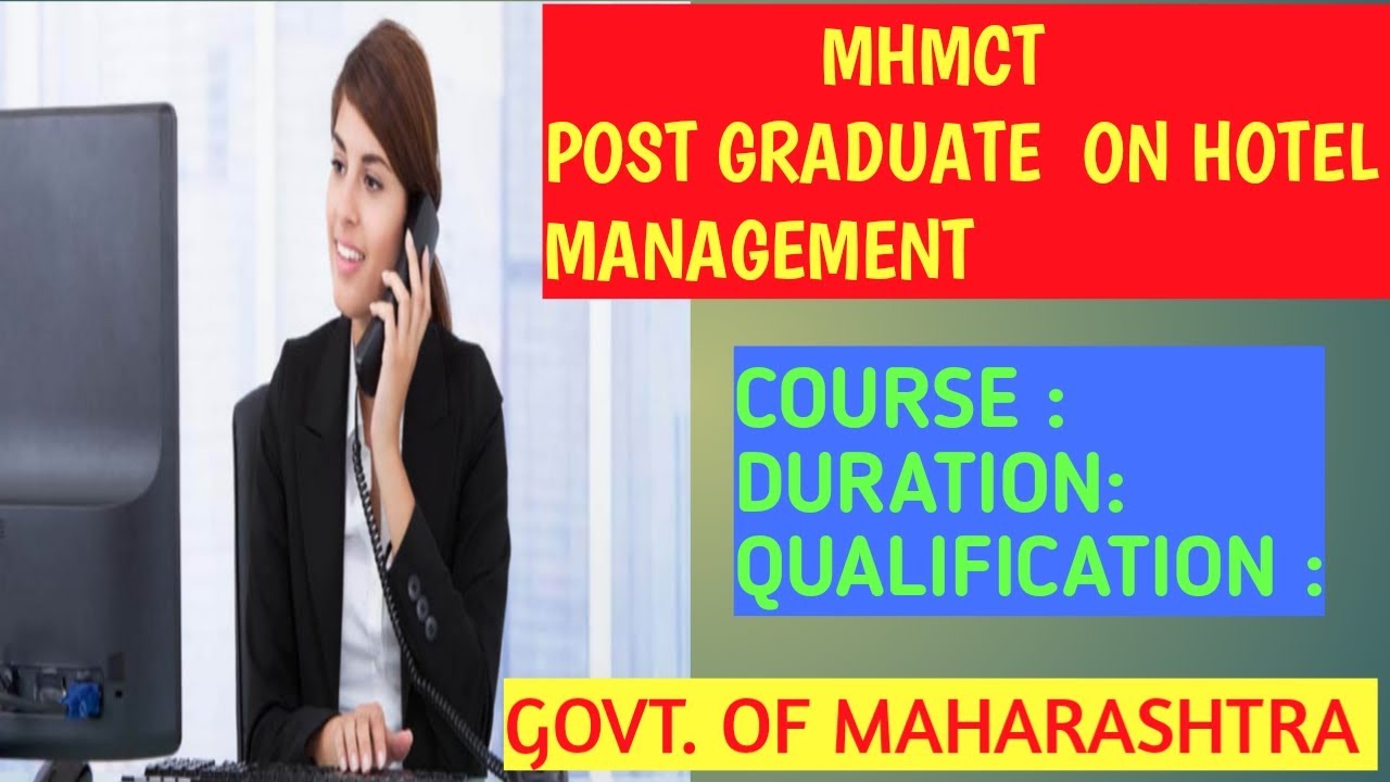 MHMCT !! HOTEL MANAGEMENT UNDER GOVT OF MAHARASTRA!! 2 YEARS MASTER DEGREE !!
