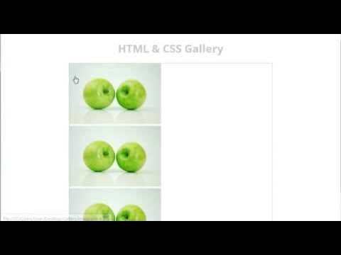 How to create a gallery using html & css part-2 - YouTube
