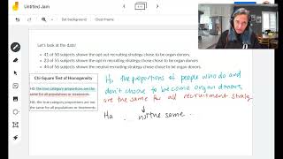 Math 119: 12.1 Chi-Square Test for Homogeneity Example (in StatCrunch)