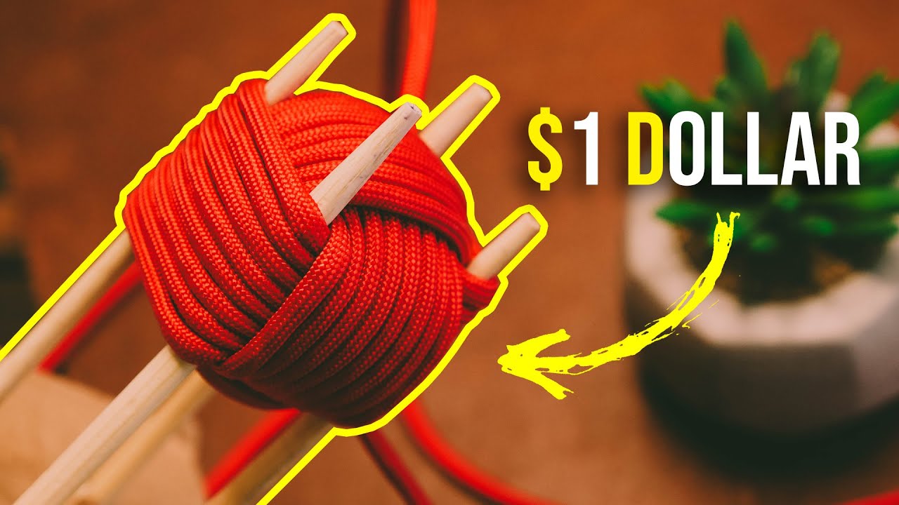 How to make a monkey fist jig - Paracord guild