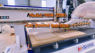 How Our MS8-2080 Linear Tool Changer CNC Works For Panel Furniture Manufacturing