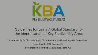 KBA Guideline Presentation Recording