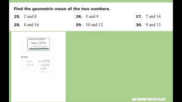 Find the geometric mean of two numbers