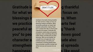Gratitude # Learn English # Speak English fluently ✅ # Listening practice # #viralshort # Reading 📚