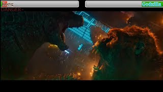 Godzilla vs Kong with Healthbars \/ Hong Kong Fight