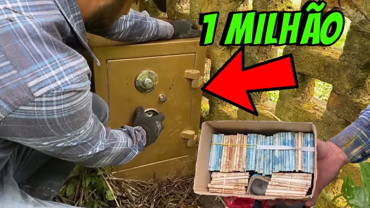 Encontramos 1 milhão no cofre!