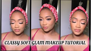 HOW TO STEP BY STEP MAKEUP TUTORIAL | Soft Glam Makeup Tutorial On Client #beginnersmakeuptutorial screenshot 4