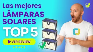 Las Mejores LÁMPARAS SOLARES 2025 Calidad Precio Amazon | 💡 Luz  Automática al Anochecer 💡