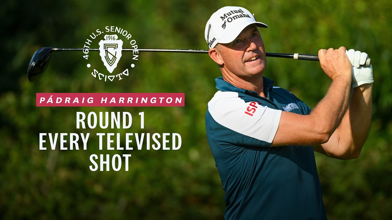 Pádraig Harrington, Round 1 | Every Televised Shot: 2026 U.S. Senior Open Highlights