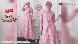 Inspirasi Gaun/Gamis Warna Dusty Pink Kekinian Link