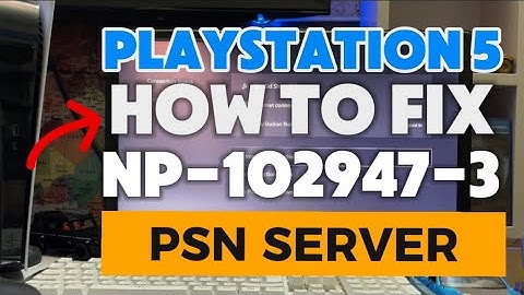 How To Fix PS5 NP-102947-3 This internet connection is too slow