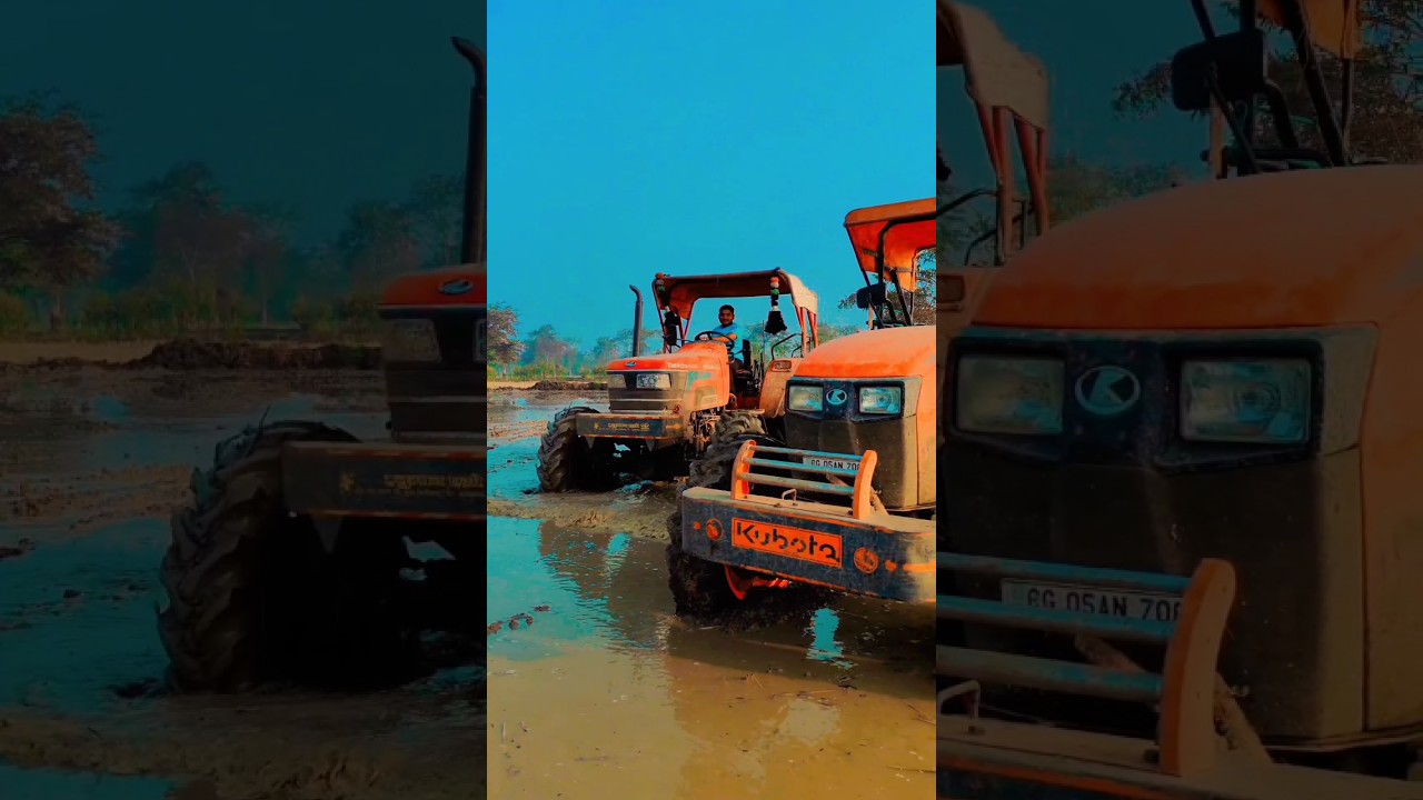 Kubota mu 5502 vs Mahindra Novo 605 rotavator per performance check 🚜💪🏿