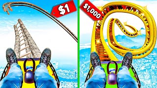 $1 vs $1000 Roller Coasters in GTA 5