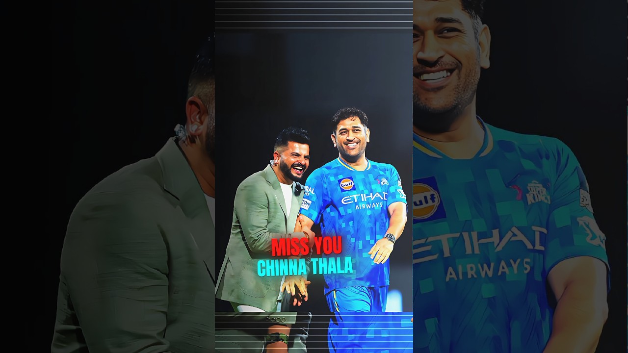 Miss you Suresh raina 🥺💛 