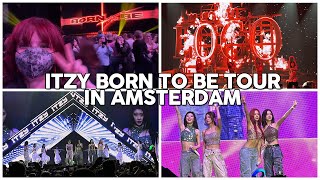 ❤ ITZY BORN TO BE TOUR IN AMSTERDAM | VLOG + PERFORMANCE CLIPS