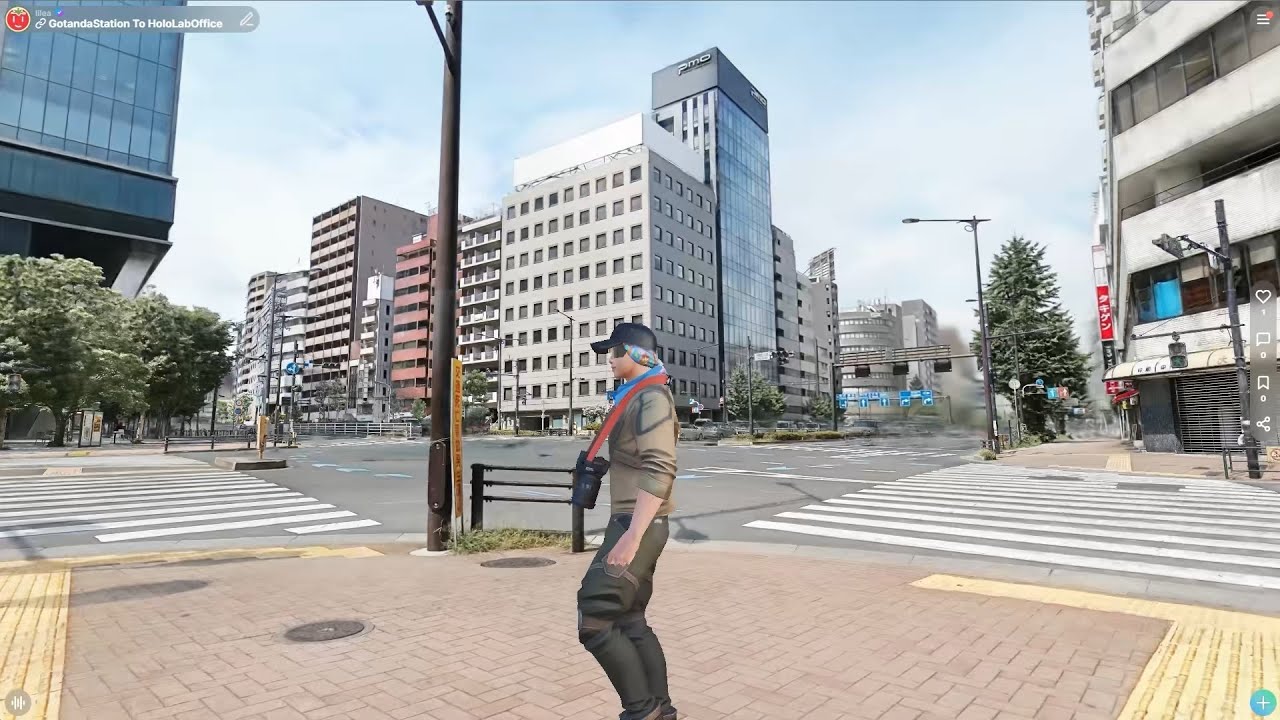 広域大規模3DGS 五反田駅～TK五反田オフィスビル