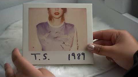 TAYLOR SWIFT - 1989  (UNBOXING CD)