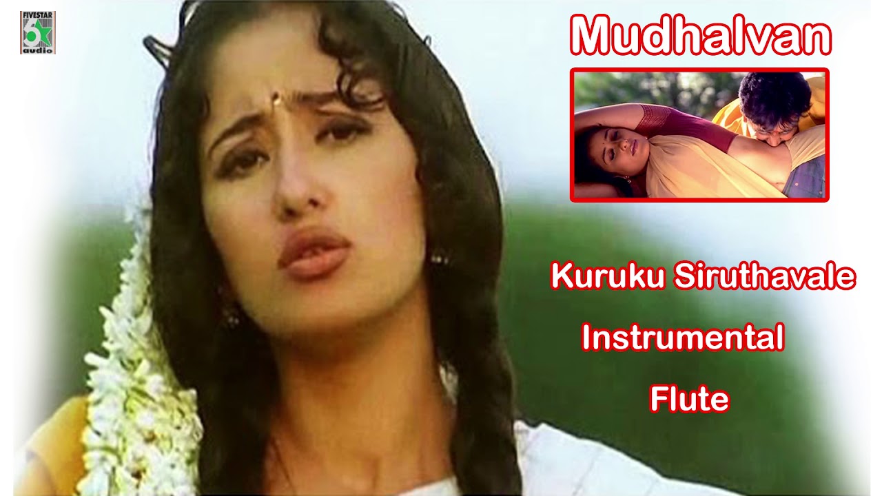 Kurukku Chiruththavale Instrumental Flute  Mudhalvan  Arjun  Manisha Koirala
