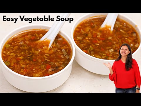 सर्दियों मे बनाये गरमागरम वेजिटेबल सूप आसान तरीके से | Vegetable Soup Recipe | Manchaw Soup | Kabita