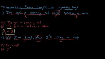 Sec 1.1 Translating from English to Symbolic Logic