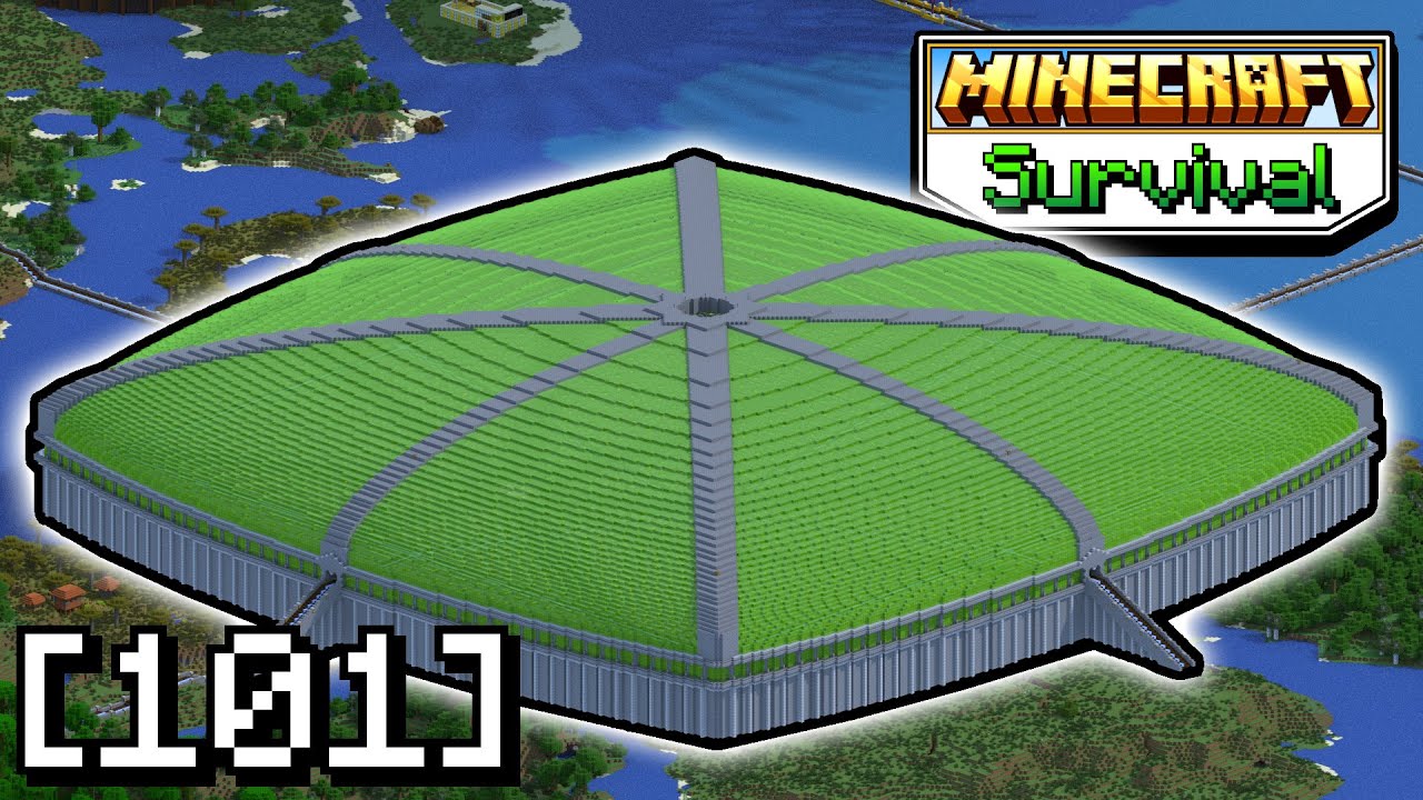 I Built a PATREON TREE VALLEY (Part 1) in Minecraft Survival (