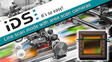 Line scan with area scan cameras