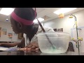 Making slime in class (starts an argument) vlogmas Day 1