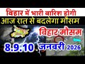 Bihar Weather Today | 8 Jan 2026 🌦️